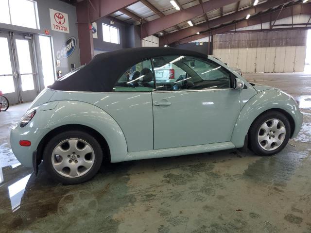 3VWCK21Y43M301893 - 2003 VOLKSWAGEN NEW BEETLE BLUE photo 3