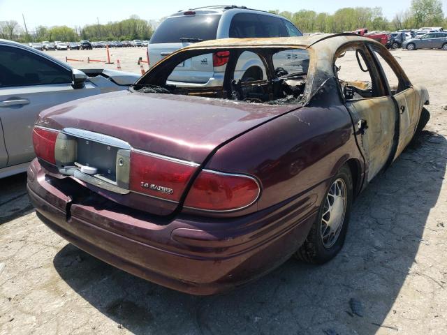 1G4HP54K944128769 - 2004 BUICK LESABRE CU BURGUNDY photo 4