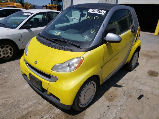 WMEEJ31X18K134467 - 2008 SMART CAR YELLOW photo 2