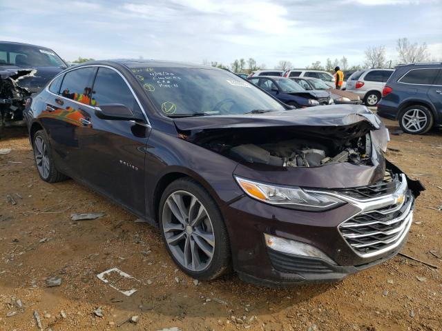 1G1ZE5SX2LF020843 - 2020 CHEVROLET MALIBU PRE MAROON photo 1