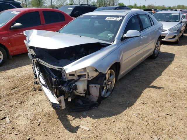 1G1ZC5EB5AF322954 - 2010 CHEVROLET MALIBU 1LT SILVER photo 2