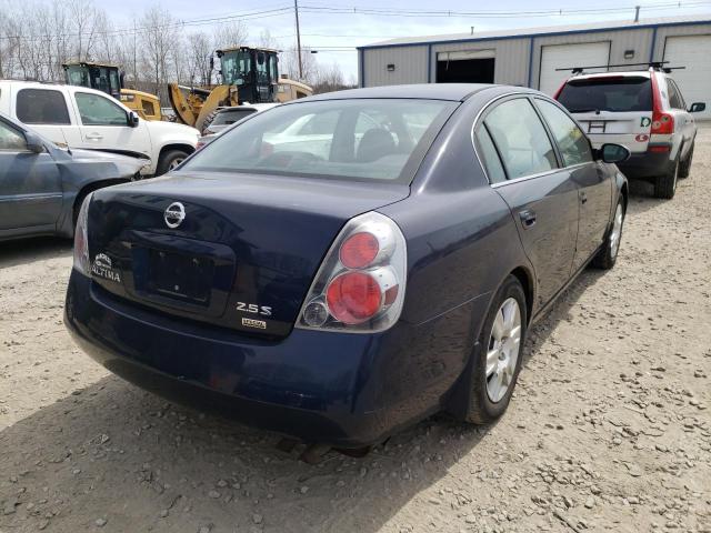 1N4AL11D86N458194 - 2006 NISSAN ALTIMA S BLUE photo 4