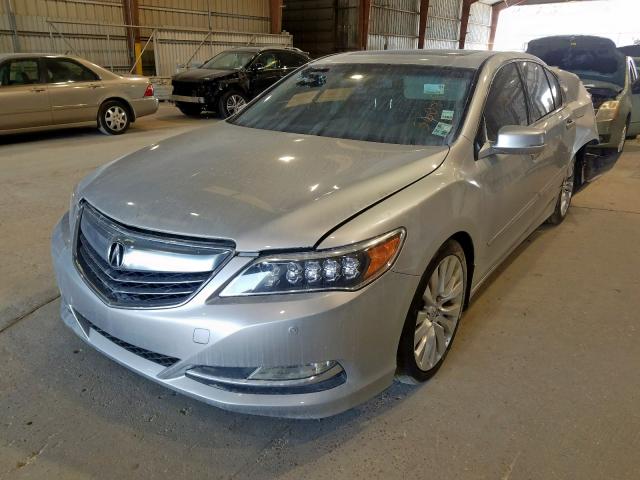 JH4KC1F94EC000597 - 2014 ACURA RLX ADVANC ვერცხლისფერი ფოტო 2