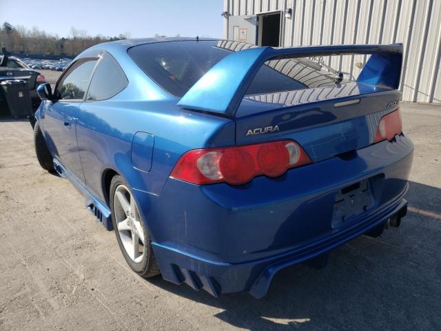 JH4DC53063C016934 - 2003 ACURA RSX TYPE-S BLUE photo 3