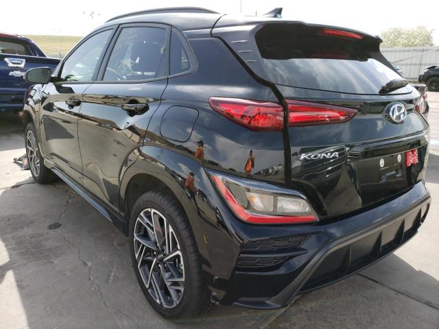 KM8K3CA32NU796322 - 2022 HYUNDAI KONA N LIN BLACK photo 3