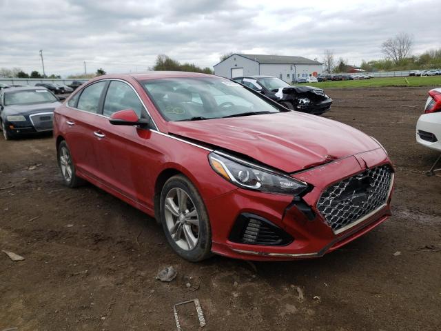 5NPE34AF0KH811780 - 2019 HYUNDAI SONATA LIM RED photo 1