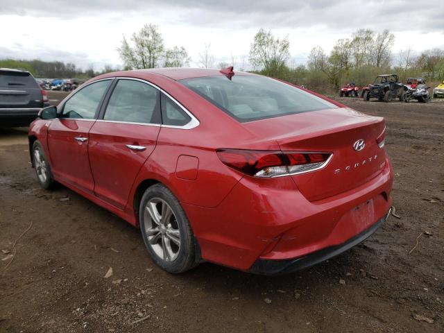 5NPE34AF0KH811780 - 2019 HYUNDAI SONATA LIM RED photo 3