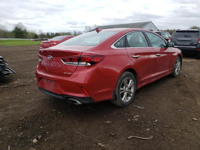 5NPE34AF0KH811780 - 2019 HYUNDAI SONATA LIM RED photo 4