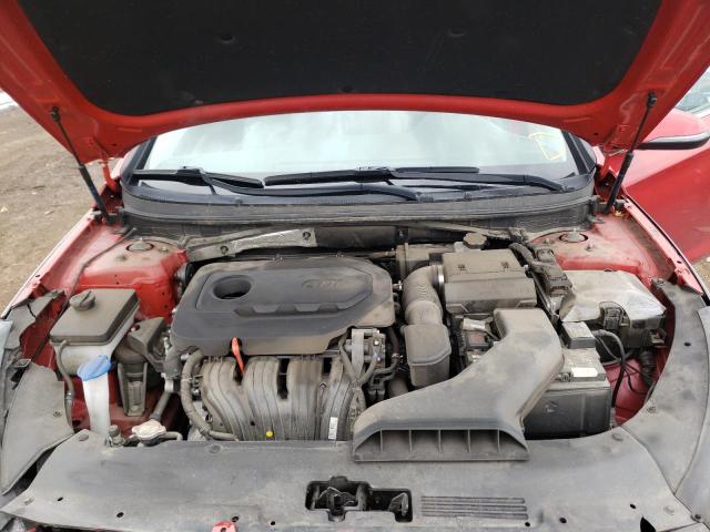 5NPE34AF0KH811780 - 2019 HYUNDAI SONATA LIM RED photo 7