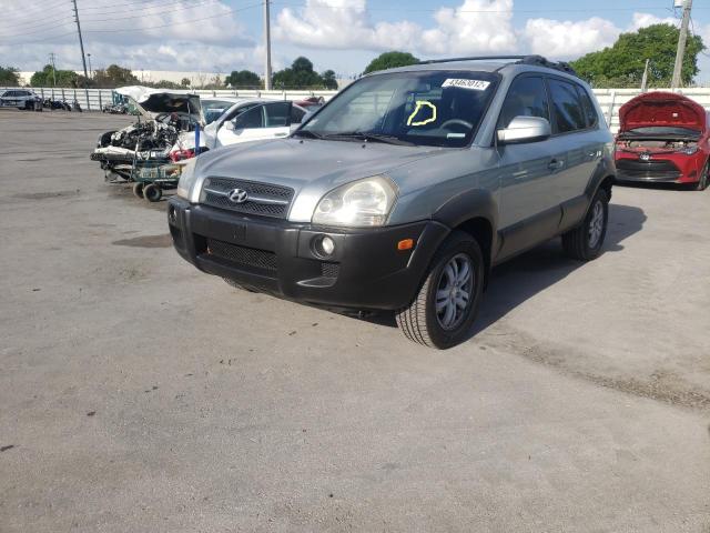 KM8JN12D07U582675 - 2007 HYUNDAI TUCSON SE SILVER photo 2