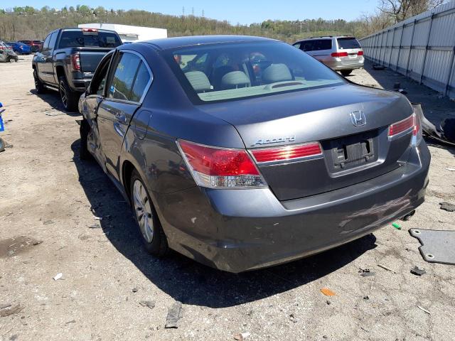 1HGCP2F35CA194434 - 2012 HONDA ACCORD LX GRAY photo 3