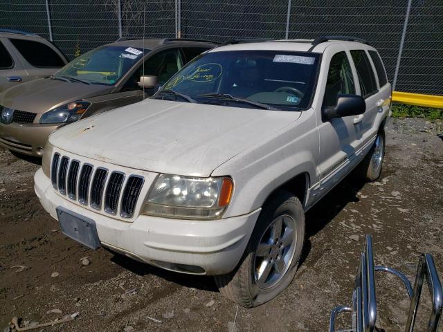 1J4GW58N03C524725 - 2003 JEEP GRAND CHER WHITE photo 2