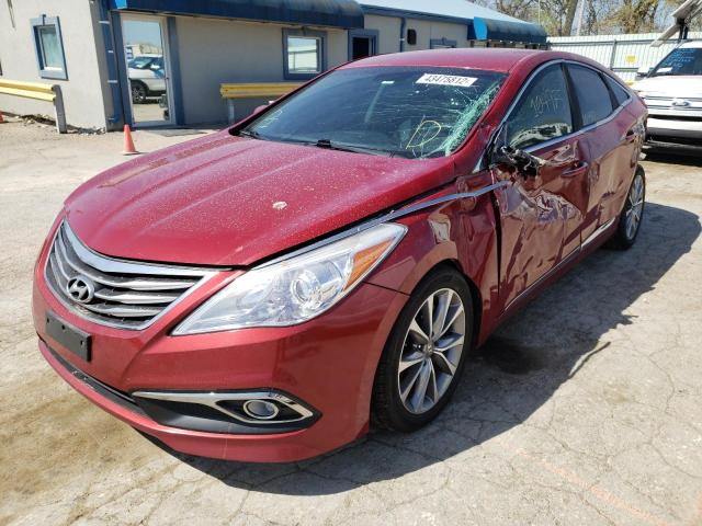 KMHFG4JG9FA454240 - 2015 HYUNDAI AZERA RED photo 2