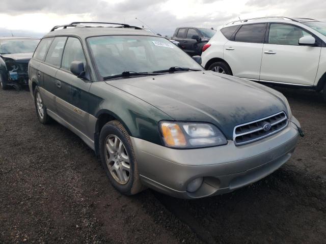 4S3BH675X17639386 - 2001 SUBARU LEGACY OUT 绿色 照片 1