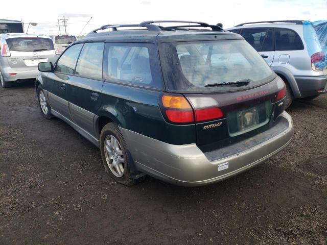 4S3BH675X17639386 - 2001 SUBARU LEGACY OUT 绿色 照片 3