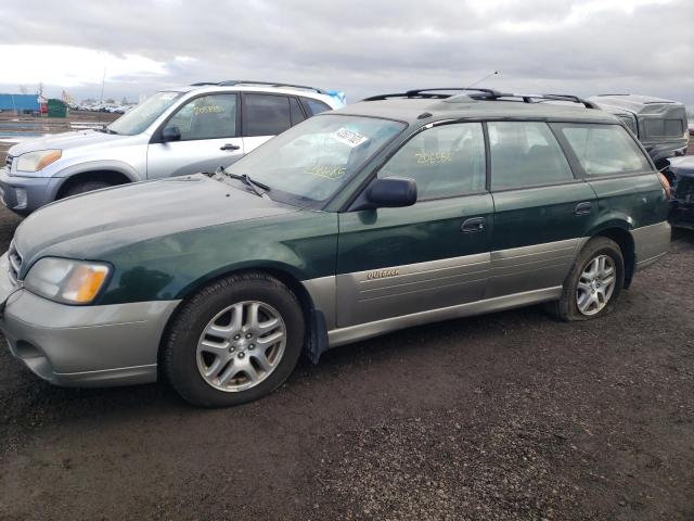 4S3BH675X17639386 - 2001 SUBARU LEGACY OUT 绿色 照片 9