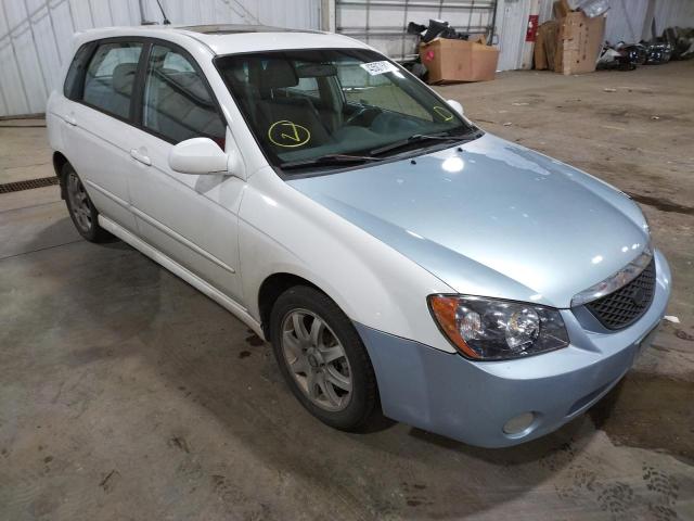 KNAFE161755081667 - 2005 KIA SPECTRA5 WHITE photo 1