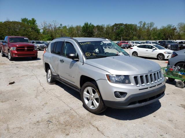 1C4NJCBB8ED566989 - 2014 JEEP COMPASS SP SILVER photo 1