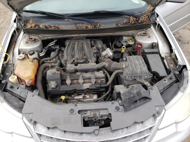 1C3LC55RX8N240314 - 2008 CHRYSLER SEBRING SILVER photo 7