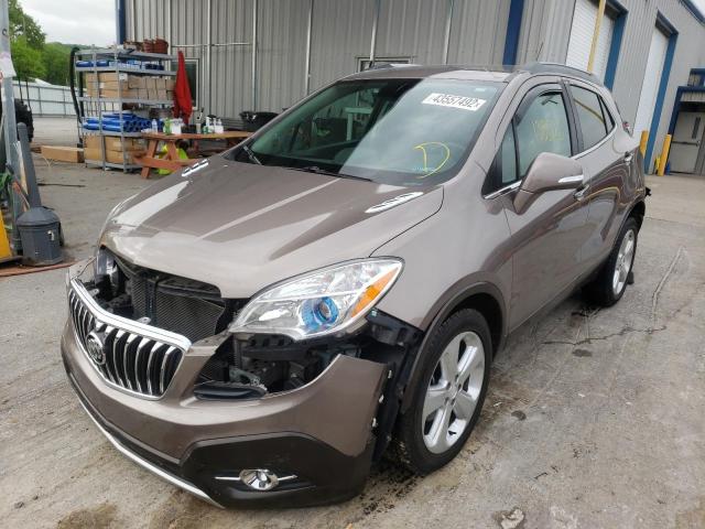 KL4CJBSB0FB048092 - 2015 BUICK ENCORE CON 棕色 照片 2
