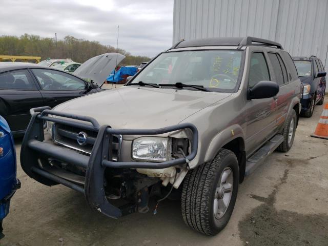 JN8DR09Y23W824023 - 2003 NISSAN PATHFINDER TAN photo 2