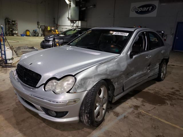 WDBRF56J86F738250 - 2006 MERCEDES-BENZ C 350 SILVER photo 2