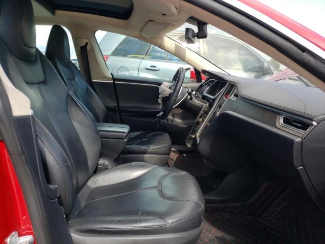 5YJSA1CN6DFP16525 - 2013 TESLA MODEL S Կարմիր լուսանկար 5
