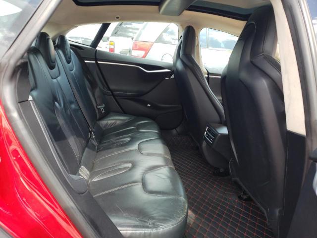 5YJSA1CN6DFP16525 - 2013 TESLA MODEL S Կարմիր լուսանկար 6