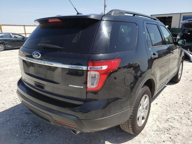 1FM5K7B83EGA74437 - 2014 FORD EXPLORER BLACK photo 4