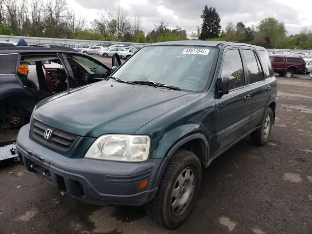 JHLRD1843XC060682 - 1999 HONDA CR-V LX GREEN photo 2