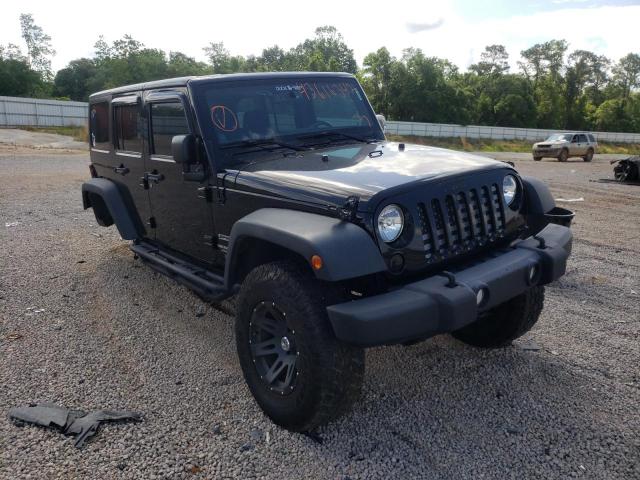 1C4HJWDG3EL158378 - 2014 JEEP WRANGLER BLACK photo 1