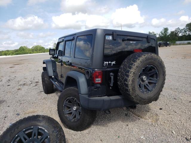 1C4HJWDG3EL158378 - 2014 JEEP WRANGLER BLACK photo 3