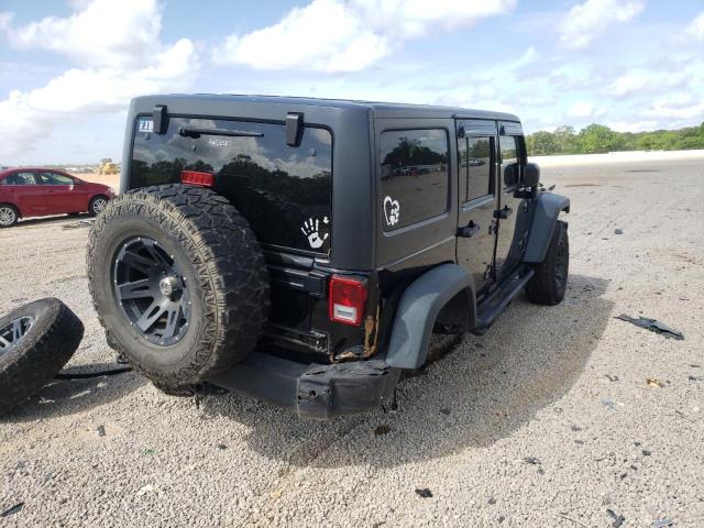 1C4HJWDG3EL158378 - 2014 JEEP WRANGLER BLACK photo 4