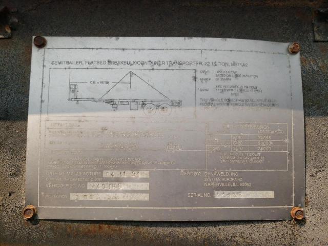40238 - 1991 UTILITY TRAILER ორფეროვანი ფოტო 10