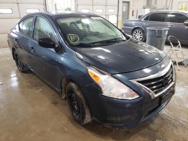 3N1CN7AP5GL855649 - 2016 NISSAN VERSA S BLUE photo 1