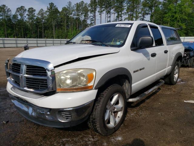 1D7HA18NX6S606687 - 2006 DODGE RAM 1500 S WHITE photo 2