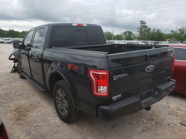 1FTEW1EF6GKD73985 - 2016 FORD F150 SUPER BLACK photo 3