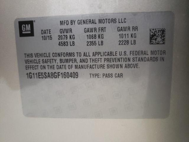 1G11E5SA8GF160409 - 2016 CHEVROLET MALIBU LIM Qızıl foto 10