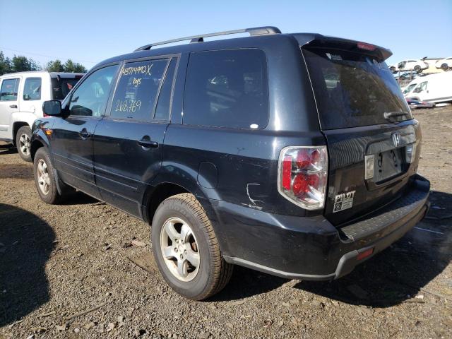 2HKYF18576H538908 - 2006 HONDA PILOT BLACK photo 3