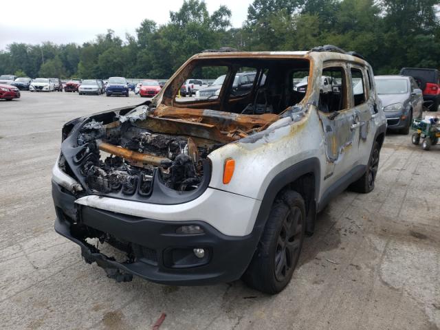 ZACCJBBB2JPH42321 - 2018 JEEP RENEGADE L SILVER photo 2