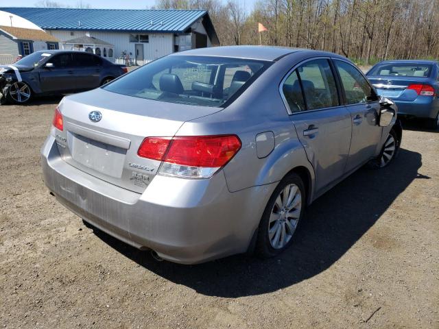 4S3BMDL67A2236302 - 2010 SUBARU LEGACY 3.6 BLUE photo 4