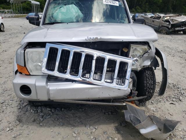 1J8HH48K57C662005 - 2007 JEEP COMMANDER 银色 照片 9