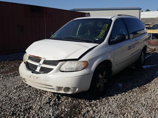 2D4GP44L97R116726 - 2007 DODGE GRAND CARA WHITE photo 2