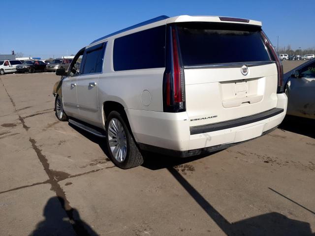 1GYS3HKJ9FR105381 - 2015 CADILLAC ESCALADE E WHITE photo 3