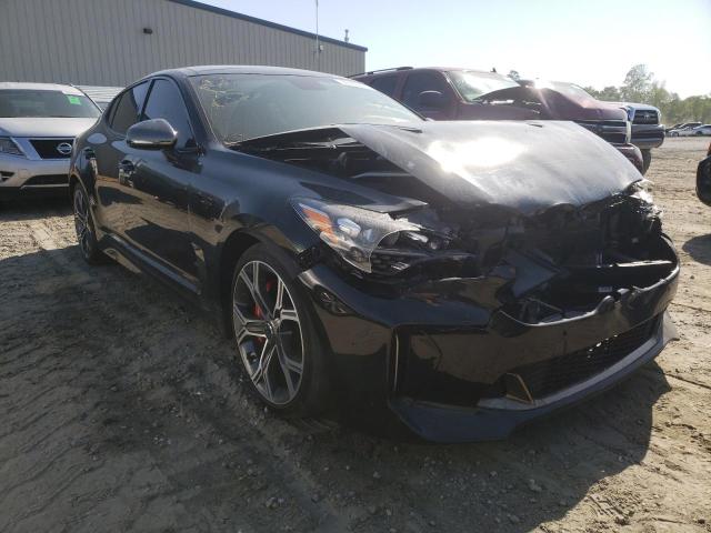 KNAE45LC0J6012836 - 2018 KIA STINGER GT BLACK photo 1