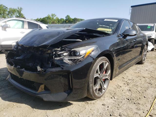 KNAE45LC0J6012836 - 2018 KIA STINGER GT BLACK photo 2