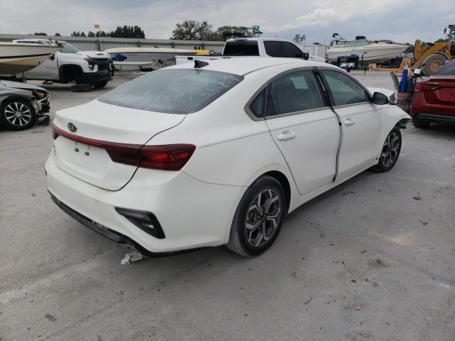 3KPF24AD2LE166724 - 2020 KIA FORTE FE WHITE photo 4