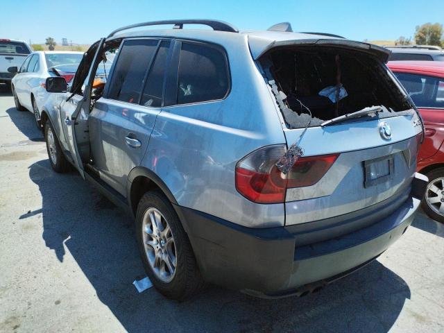 WBXPA73405WC49413 - 2005 BMW X3 2.5I BLUE photo 3