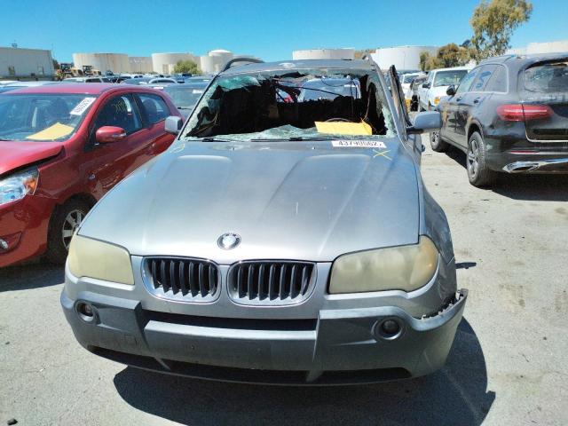 WBXPA73405WC49413 - 2005 BMW X3 2.5I BLUE photo 9