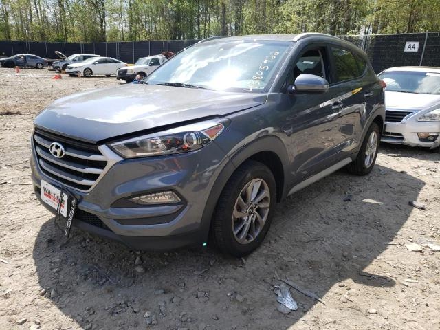 KM8J3CA44JU730269 - 2018 HYUNDAI TUCSON GRAY photo 2